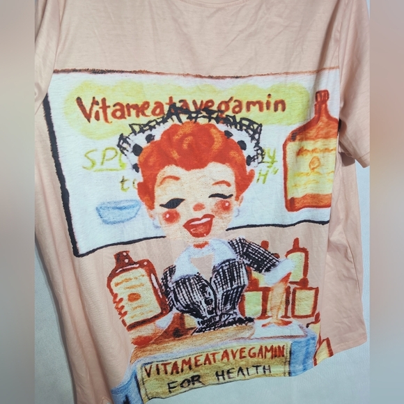 Unbranded I Love Lucy Sz 5X Vitameatavegamin T-Shirt Artistic Abstract - Picture 3 of 5